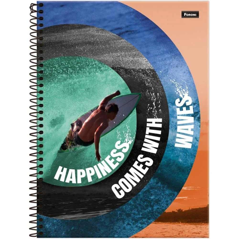 CADERNO 1X1 FREE WAVE C.D.